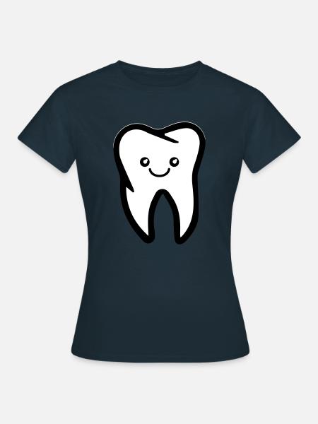 sourire des dents - T-shirt Femme - marine