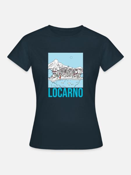 Bestes Locarno Souvenir - Frauen T-Shirt - Navy