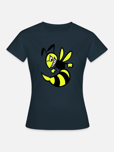 Wespe - Frauen T-Shirt - Navy