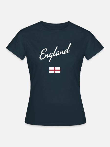 England - Frauen T-Shirt - Navy