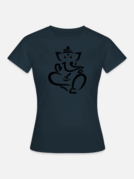 Ganesha - Frauen T-Shirt - Navy