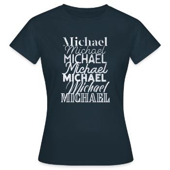 Michael - T-shirt Femme - marine - Devant - AI Model Female 172 dark (172cm)