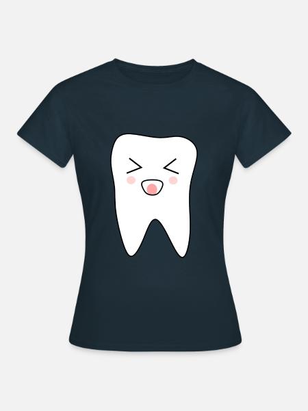 Dent, dents, dentiste - T-shirt Femme - marine