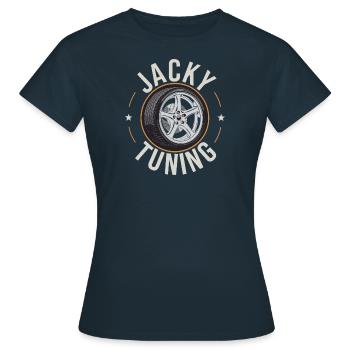 Jacky Tuning - T-shirt Femme - marine - Devant - AI Model Female 172 dark (172cm)