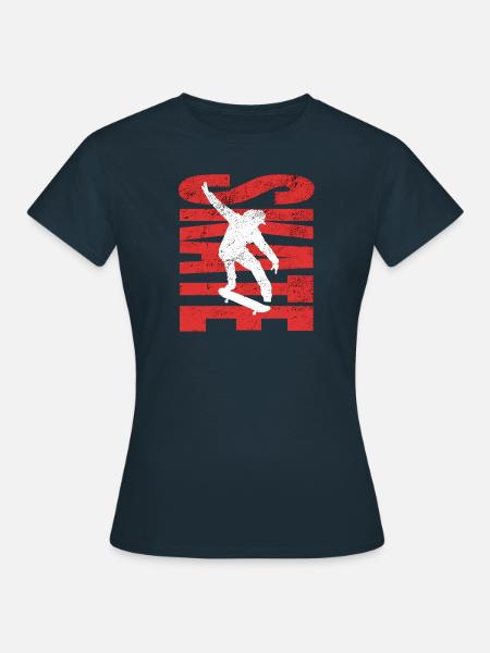 skate skater - Frauen T-Shirt - Navy