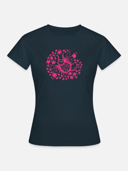 Monsterfly - Frauen T-Shirt - Navy