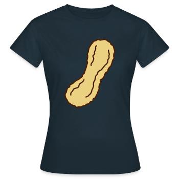 Peanut - Women's T-Shirt - navy - Front - AI Model Female 172 dark (172cm)