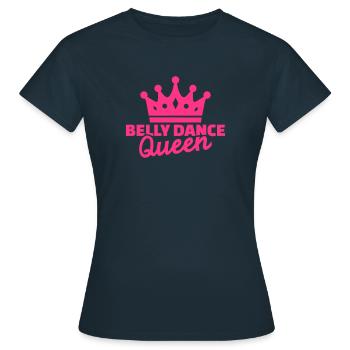 Bauchtanz - Frauen T-Shirt - Navy - Vorne - AI Model Female 172 dark (172cm)