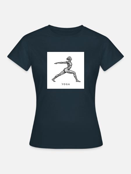 Yoga - Frauen T-Shirt - Navy