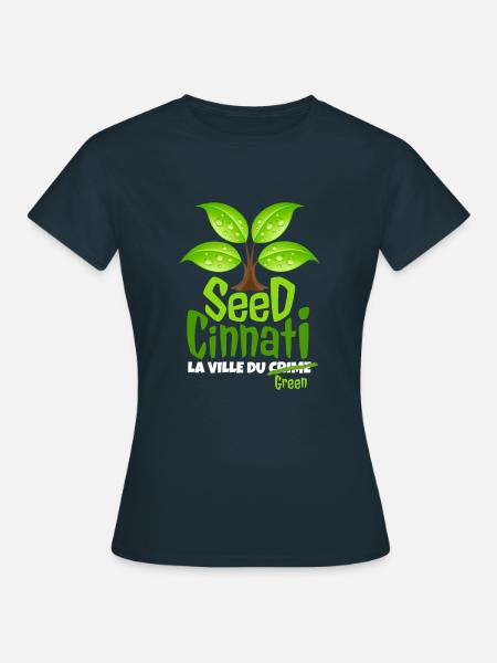 SeedCinnati - T-shirt Femme - marine