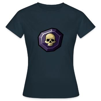 Élément: sombre - T-shirt Femme - marine - Devant - AI Model Female 172 dark (172cm)