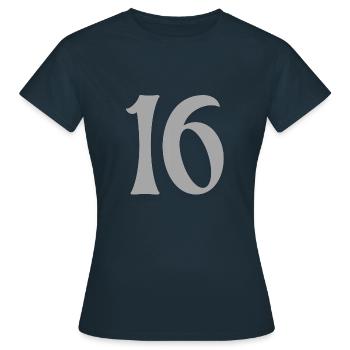 16 - T-shirt Femme - marine - Devant - AI Model Female 172 dark (172cm)