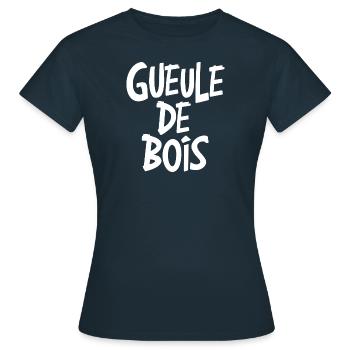 Gueule de bois - T-shirt Femme - marine - Devant - AI Model Female 172 dark (172cm)