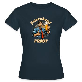 Cheers après le travail - T-shirt Femme - marine - Devant - AI Model Female 172 dark (172cm)