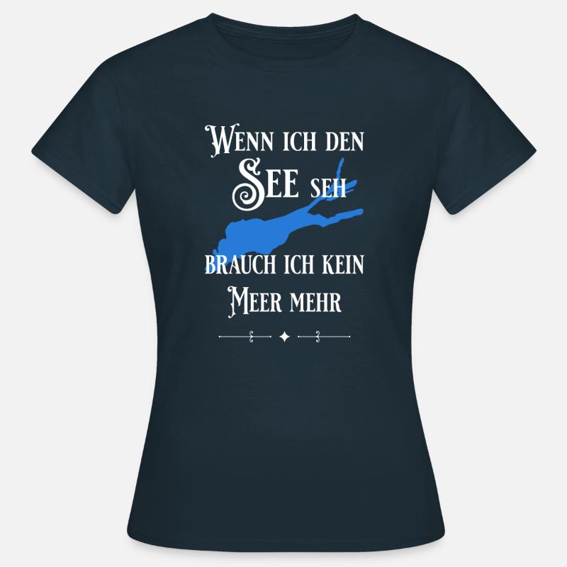 Bodensee - Frauen T-Shirt - Navy