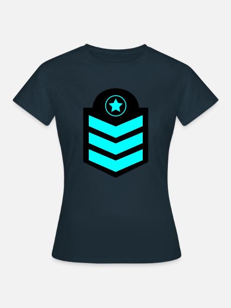 abzeichen - Frauen T-Shirt - Navy