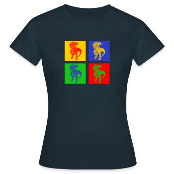 Tyrannosaurus Rex - Women's T-Shirt - navy - Front - AI Model Female 172 dark (172cm)