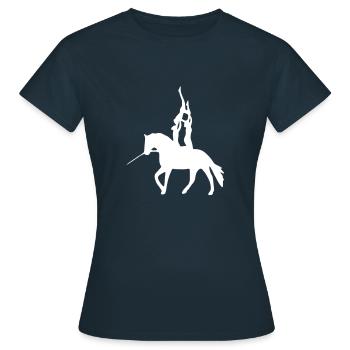 Voltige - T-shirt Femme - marine - Devant - AI Model Female 172 dark (172cm)