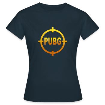 Réticule PUBG - T-shirt Femme - marine - Devant - AI Model Female 172 dark (172cm)