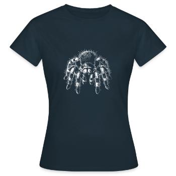 Grande tarentule poilue Tarentule - T-shirt Femme - marine - Devant - AI Model Female 172 dark (172cm)