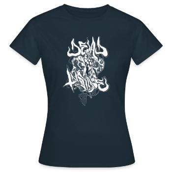 Conception mystique du tsunami - T-shirt Femme - marine - Devant - AI Model Female 172 dark (172cm)