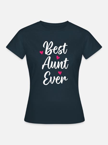 Beste Tante aller Zeiten - Frauen T-Shirt - Navy