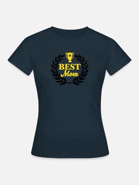 best mom trophy - Frauen T-Shirt - Navy