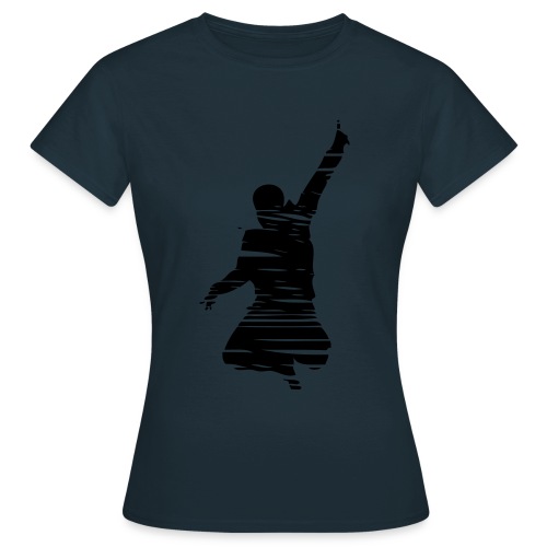 Jumping Man Schraffur - Frauen T-Shirt