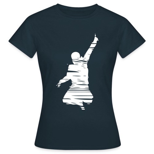 Jumping Man Schraffur - Frauen T-Shirt