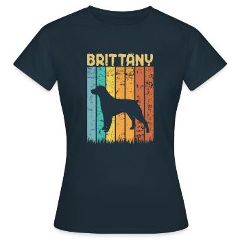 Breton - T-shirt Femme - marine - Devant - AI Model Female 172 dark (172cm)