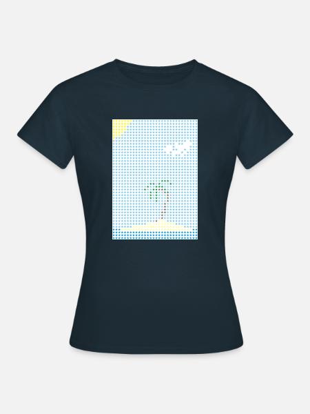 sun island - Frauen T-Shirt - Navy