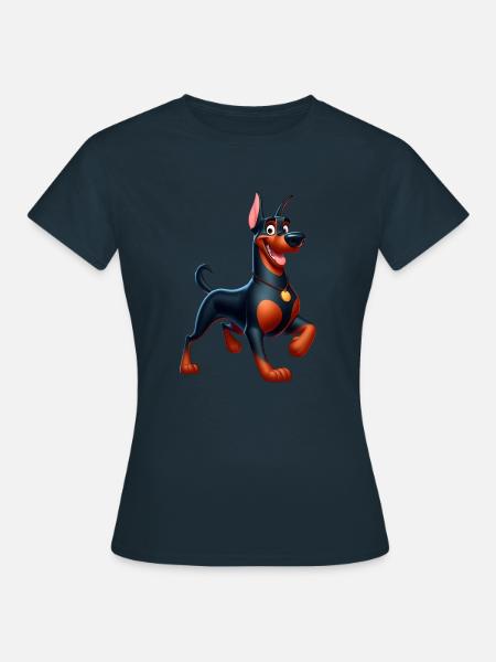 Dobermann 4 - Frauen T-Shirt - Navy