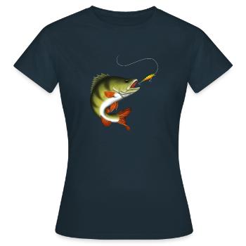 Barsch - Frauen T-Shirt - Navy - Vorne - AI Model Female 172 dark (172cm)