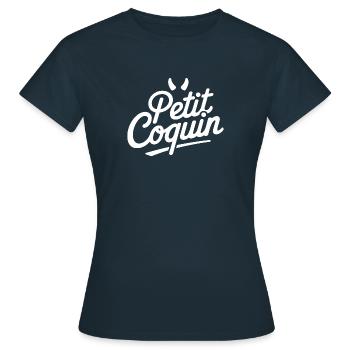 Petit coquin - T-shirt Femme - marine - Devant - AI Model Female 172 dark (172cm)