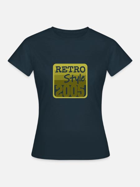 Retro Style 2005 - Frauen T-Shirt - Navy