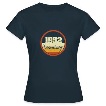Légendaire 1952 - T-shirt Femme - marine - Devant - AI Model Female 172 dark (172cm)