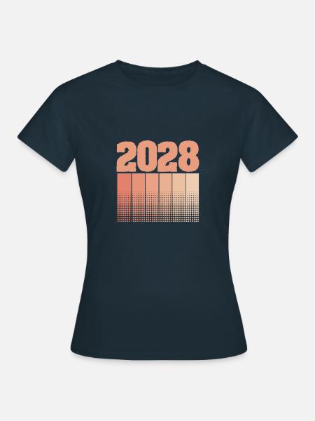 2028 - Frauen T-Shirt - Navy