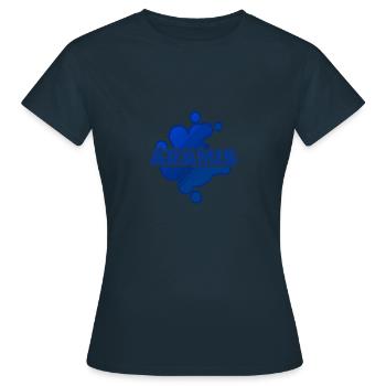 Baby Babybauch Vorname Aramis - Frauen T-Shirt - Navy - Vorne - AI Model Female 172 dark (172cm)