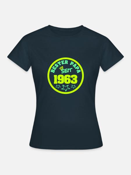 Jahr 1963 - Frauen T-Shirt - Navy