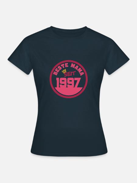 Mutti 1997 - Frauen T-Shirt - Navy
