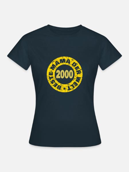 2000 2000 - Frauen T-Shirt - Navy