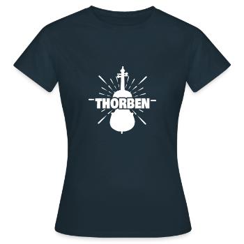 Cadeau pour Thorben - T-shirt Femme - marine - Devant - AI Model Female 172 dark (172cm)
