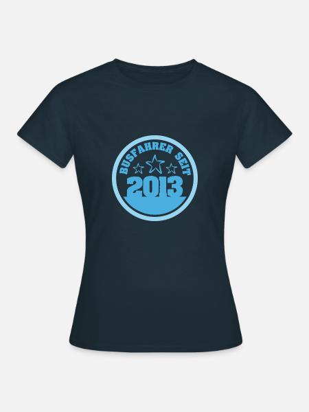 Busfahrer 2013 - Frauen T-Shirt - Navy