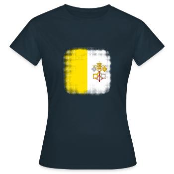 Vatikanstadt als Vatikanstadt - Frauen T-Shirt - Navy - Vorne - AI Model Female 172 dark (172cm)
