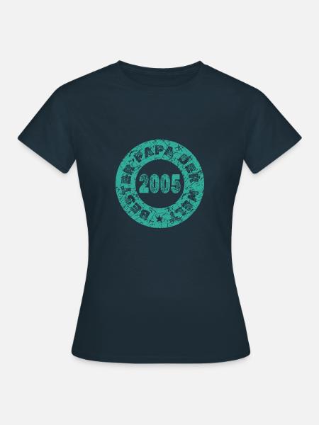 Bollerwagen 2005 - Frauen T-Shirt - Navy
