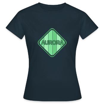 Girl Aurora - Women's T-Shirt - navy - Front - AI Model Female 172 dark (172cm)