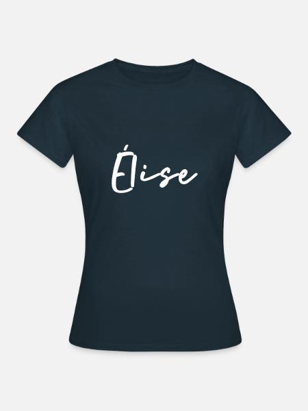 Elise - Vrouwen T-shirt - navy
