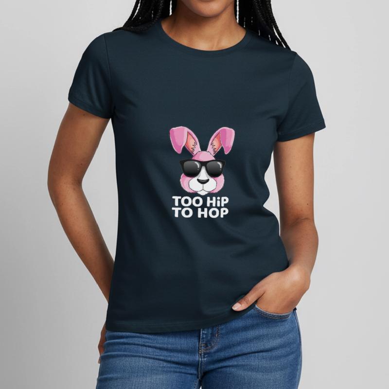 Rabbit Easter Rabbit Teeth Easter Women's T-Shirt