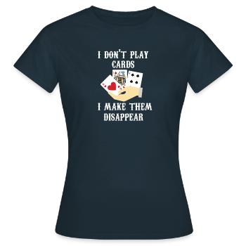 Cadeau de magicien magicien - T-shirt Femme - marine - Devant - AI Model Female 172 dark (172cm)