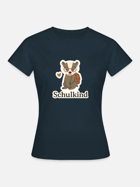 Schulkind - Frauen T-Shirt - Navy